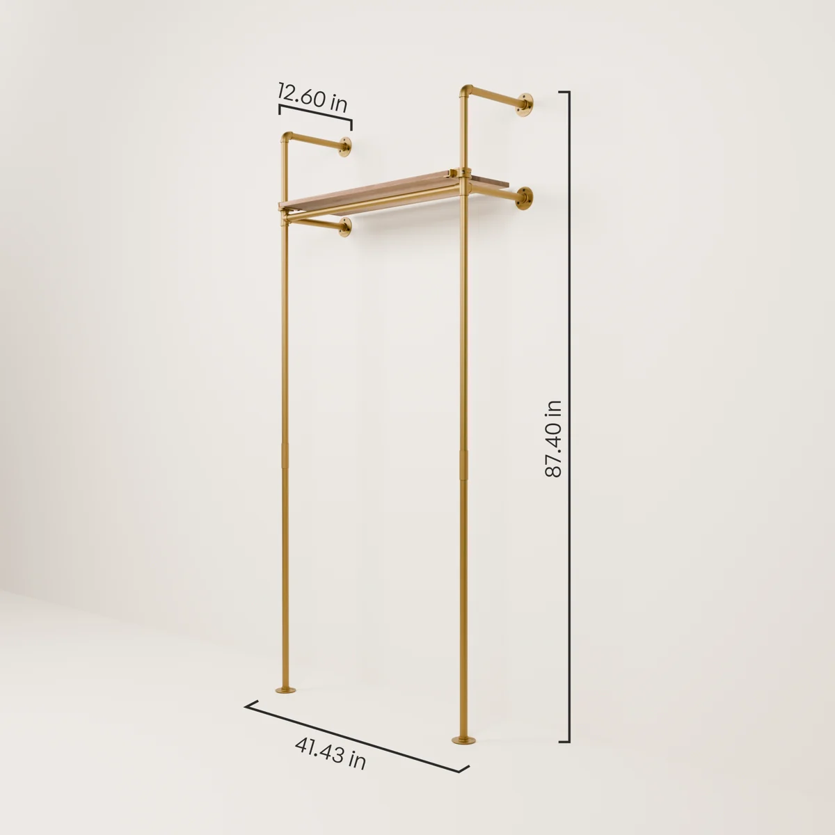 KIM 1 OAK – 1 top shelf | Gold - Image 3