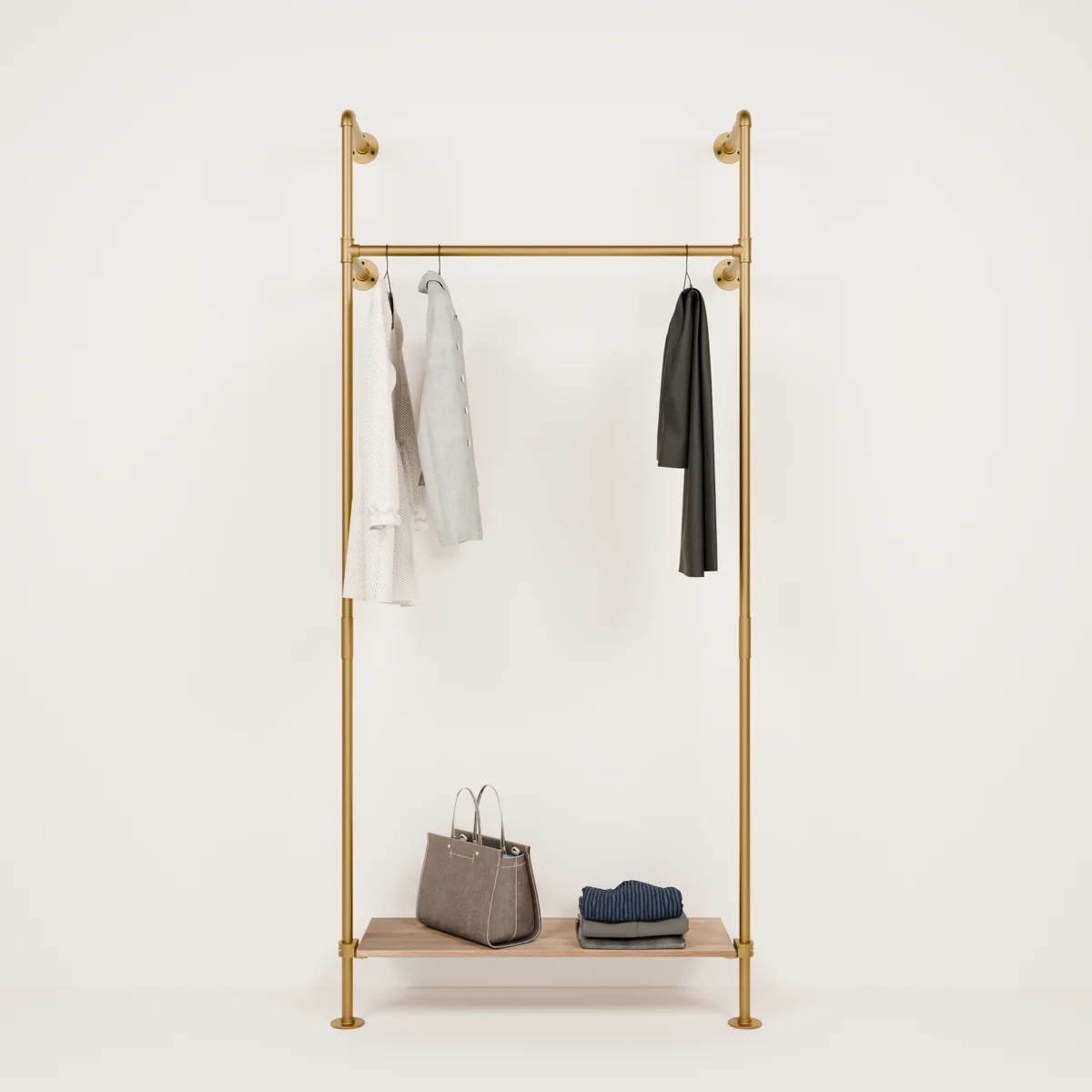 KIM 1 OAK – 1 bottom shelf | Gold