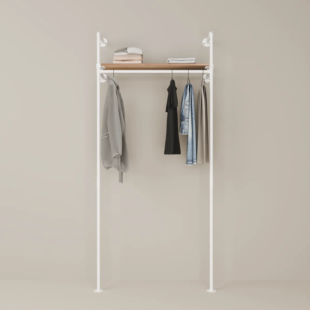 KIM 1 OAK – 1 top shelf | White