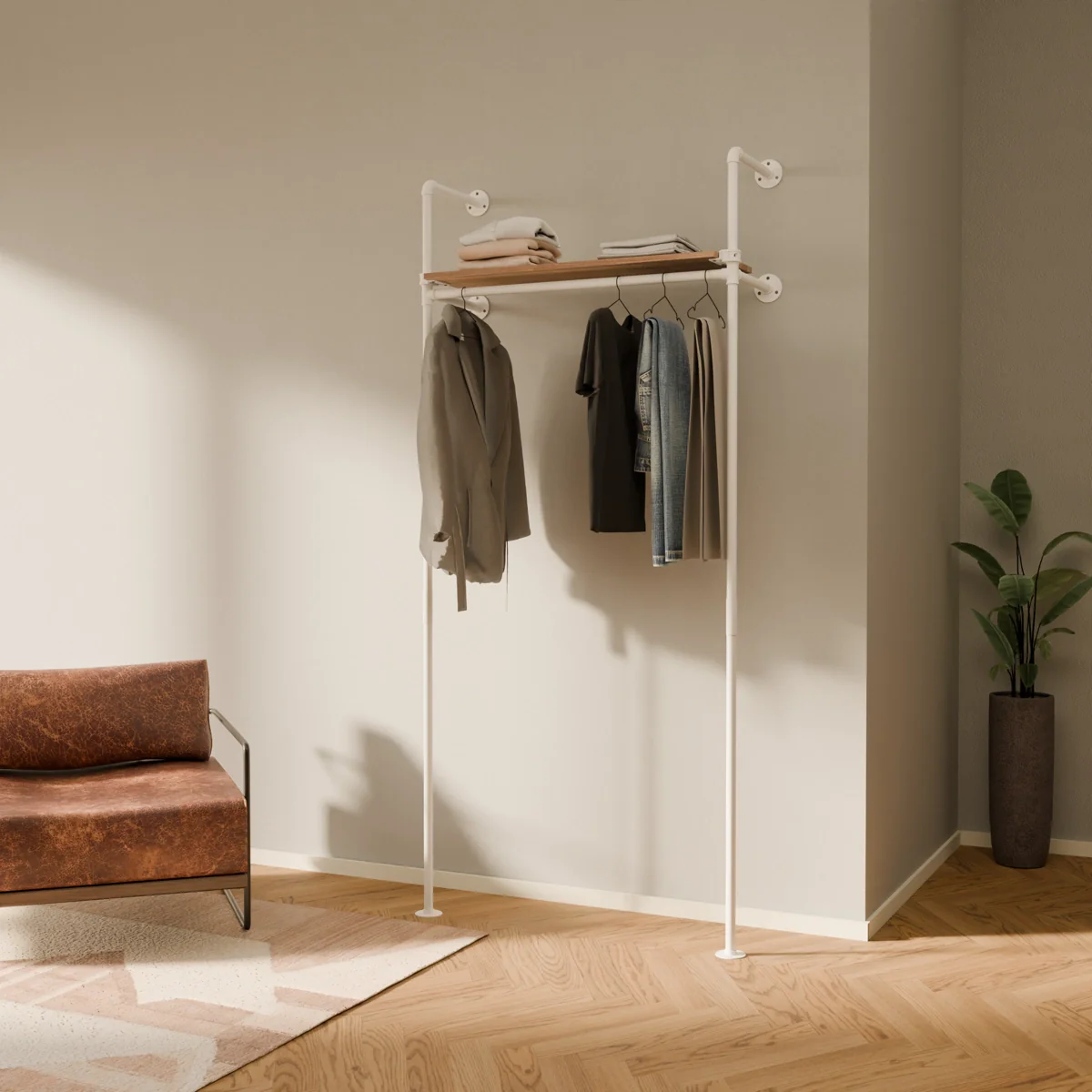 KIM 1 OAK – 1 top shelf | White - Image 2