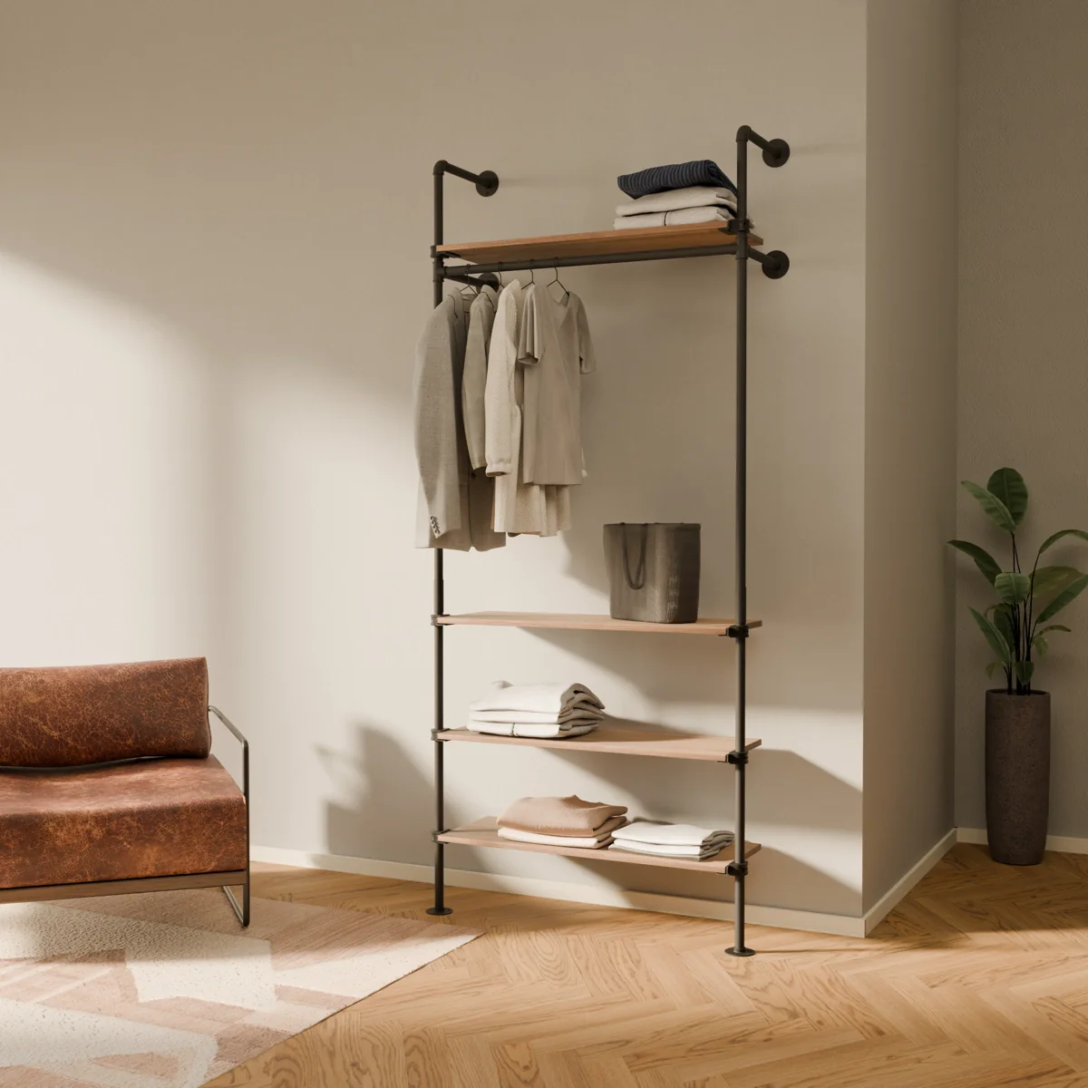 KIM 1 OAK – 4 shelves - Image 2
