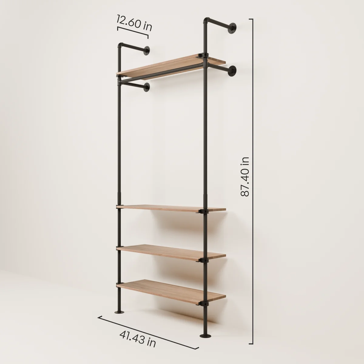 KIM 1 OAK – 4 shelves - Image 3