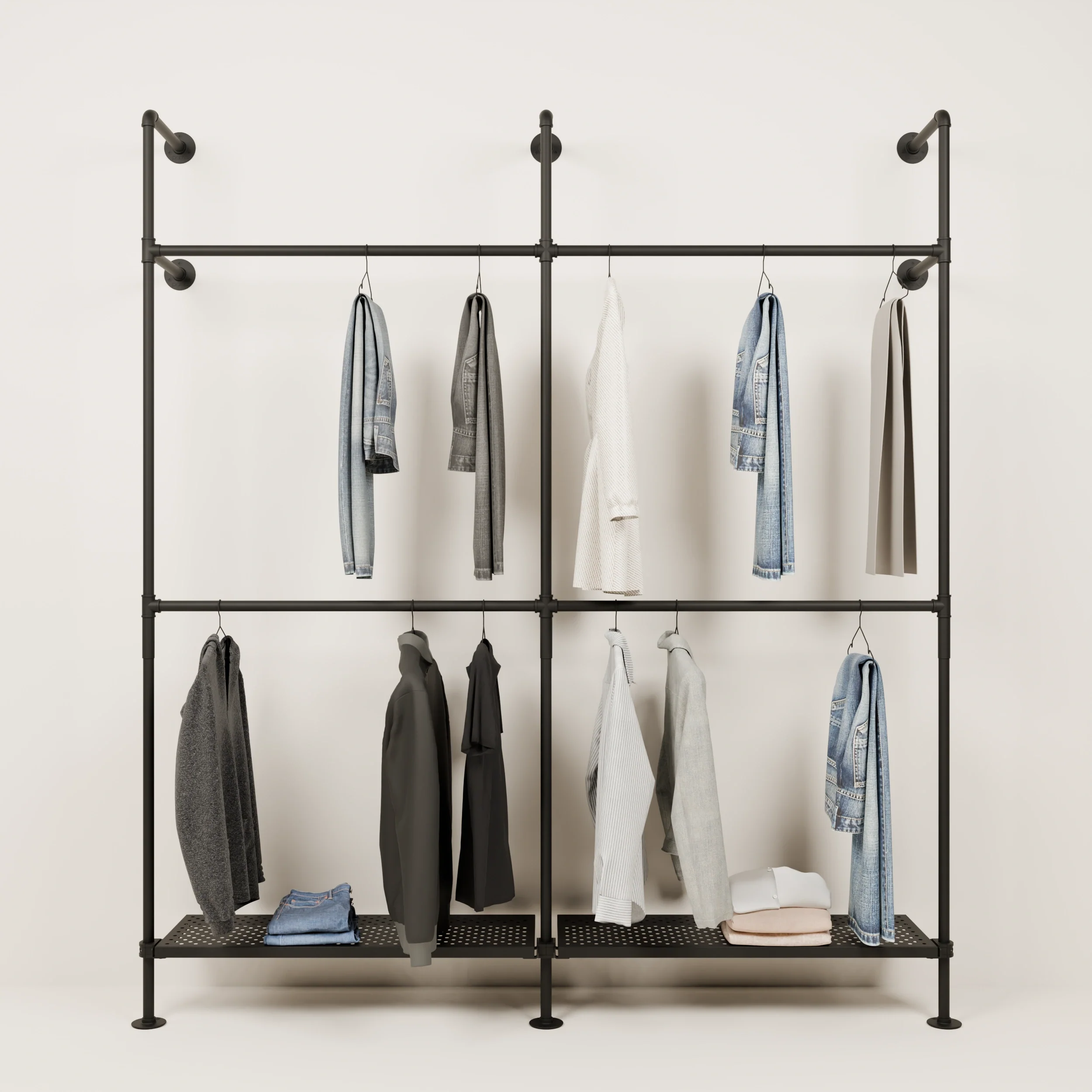 KIM DOUBLE 2 METAL – 2 bottom shelves