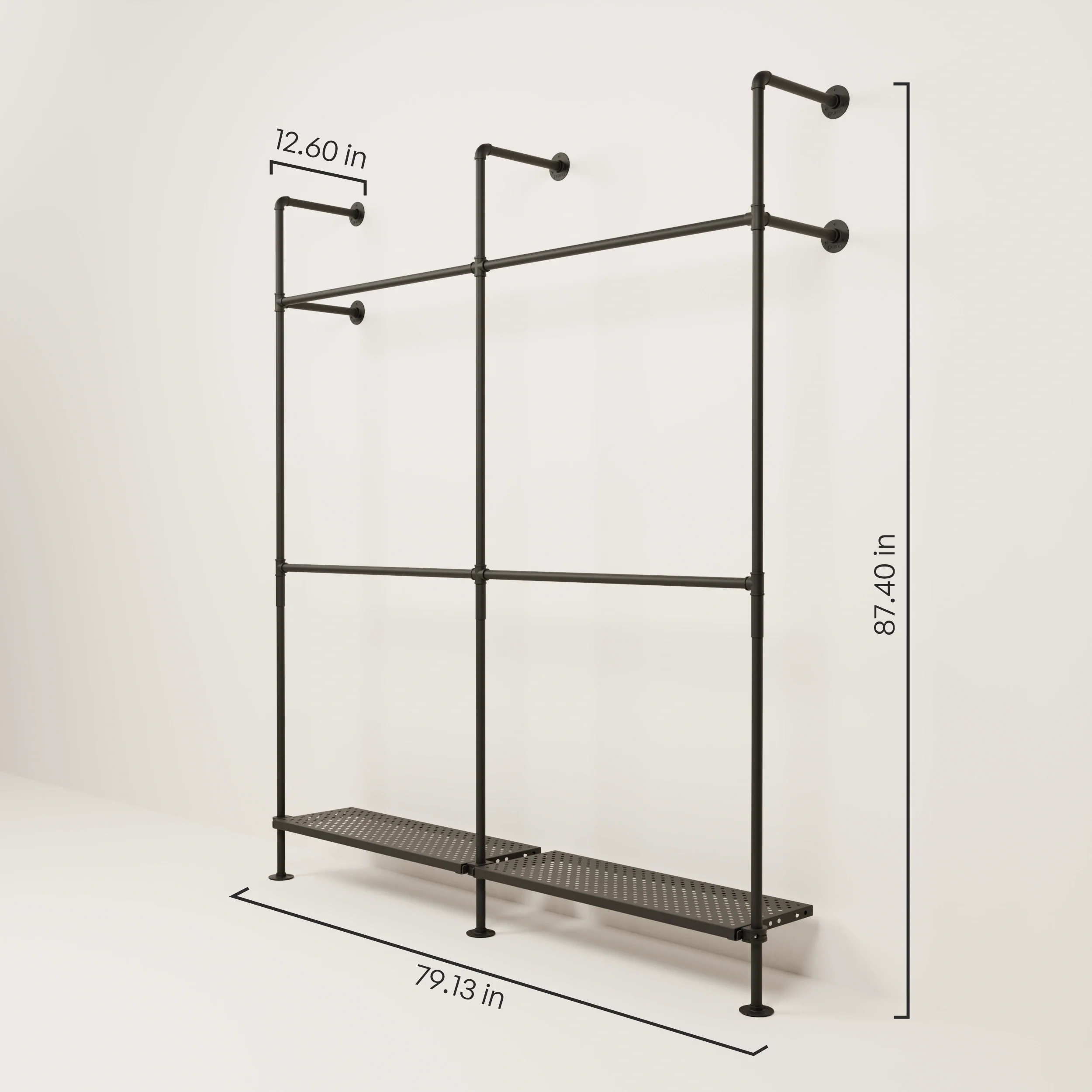 KIM DOUBLE 2 METAL – 2 bottom shelves - Image 3