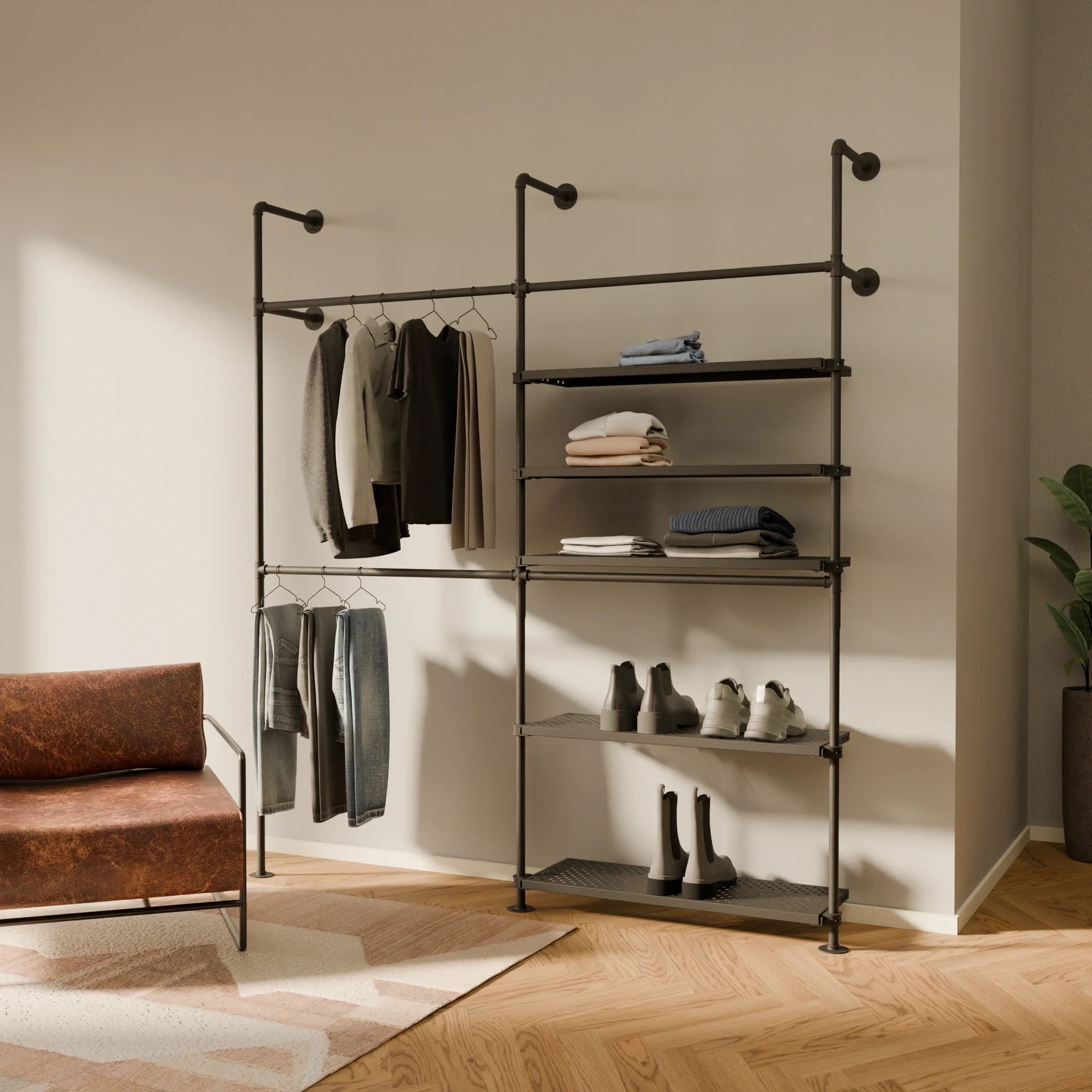 KIM DOUBLE 2 METAL – 5 shelves on the right - Image 2