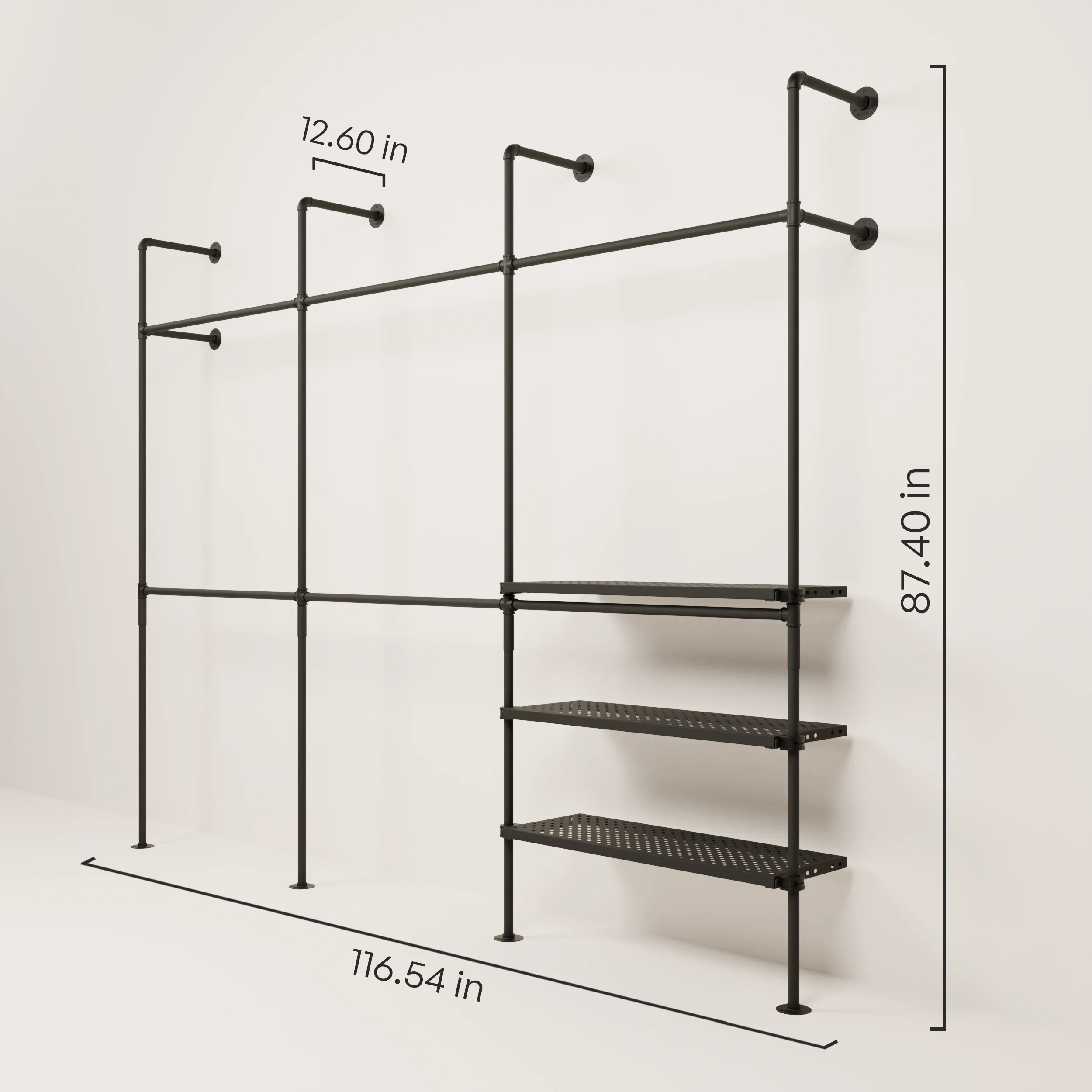 KIM DOUBLE 3 METAL – 3 shelves - Image 3