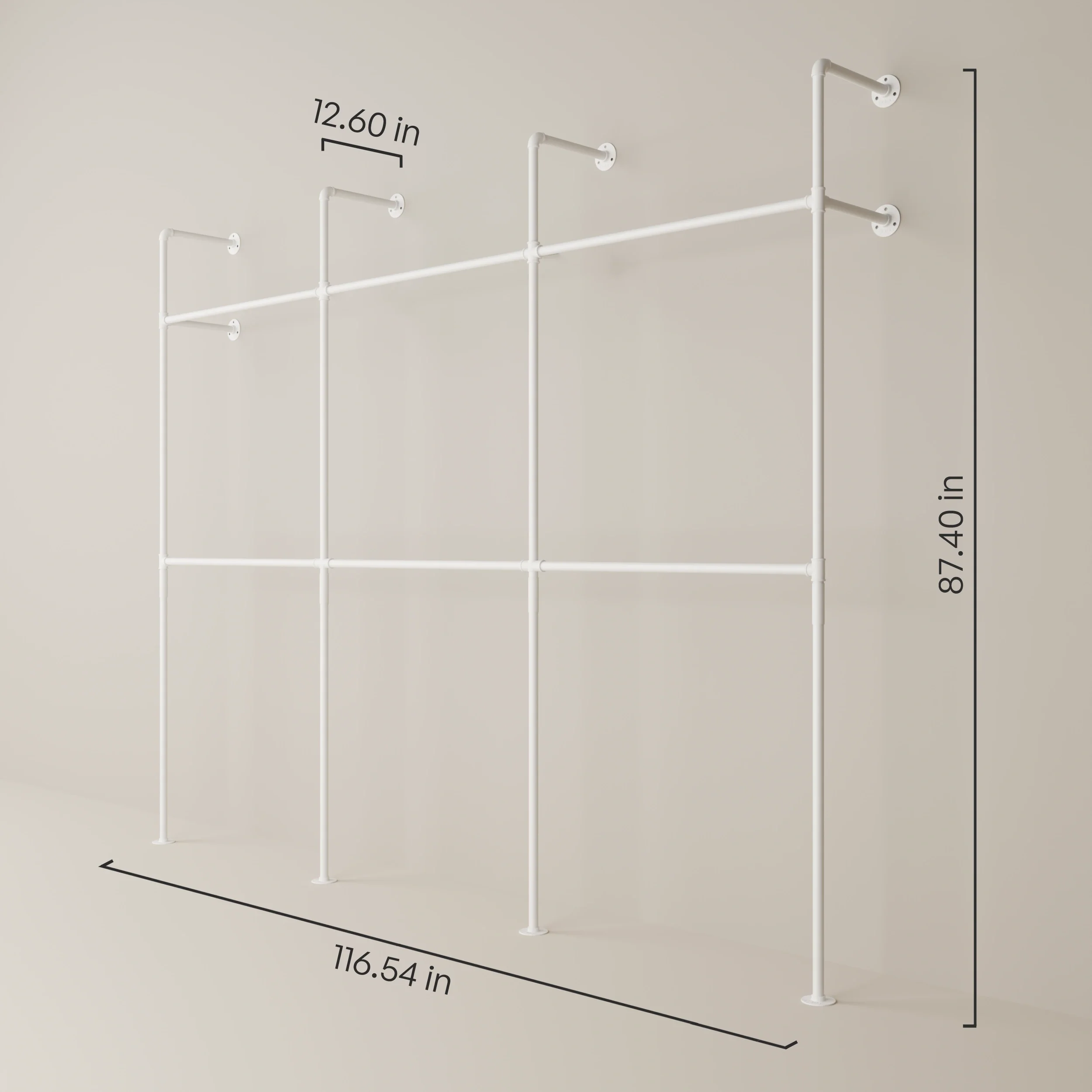 KIM DOUBLE 3 – White - Image 3