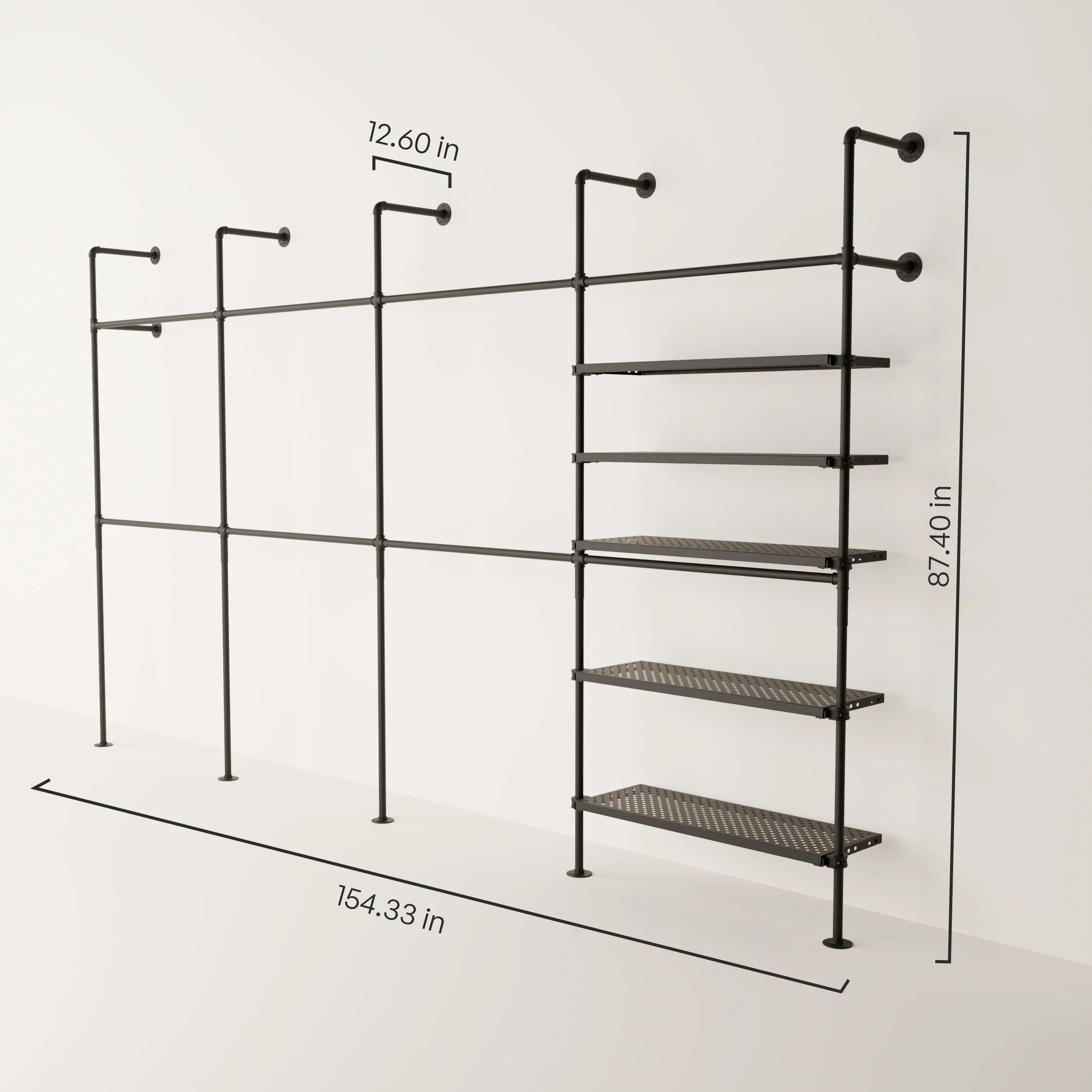 KIM DOUBLE 4 METAL – 5 shelves - Image 3