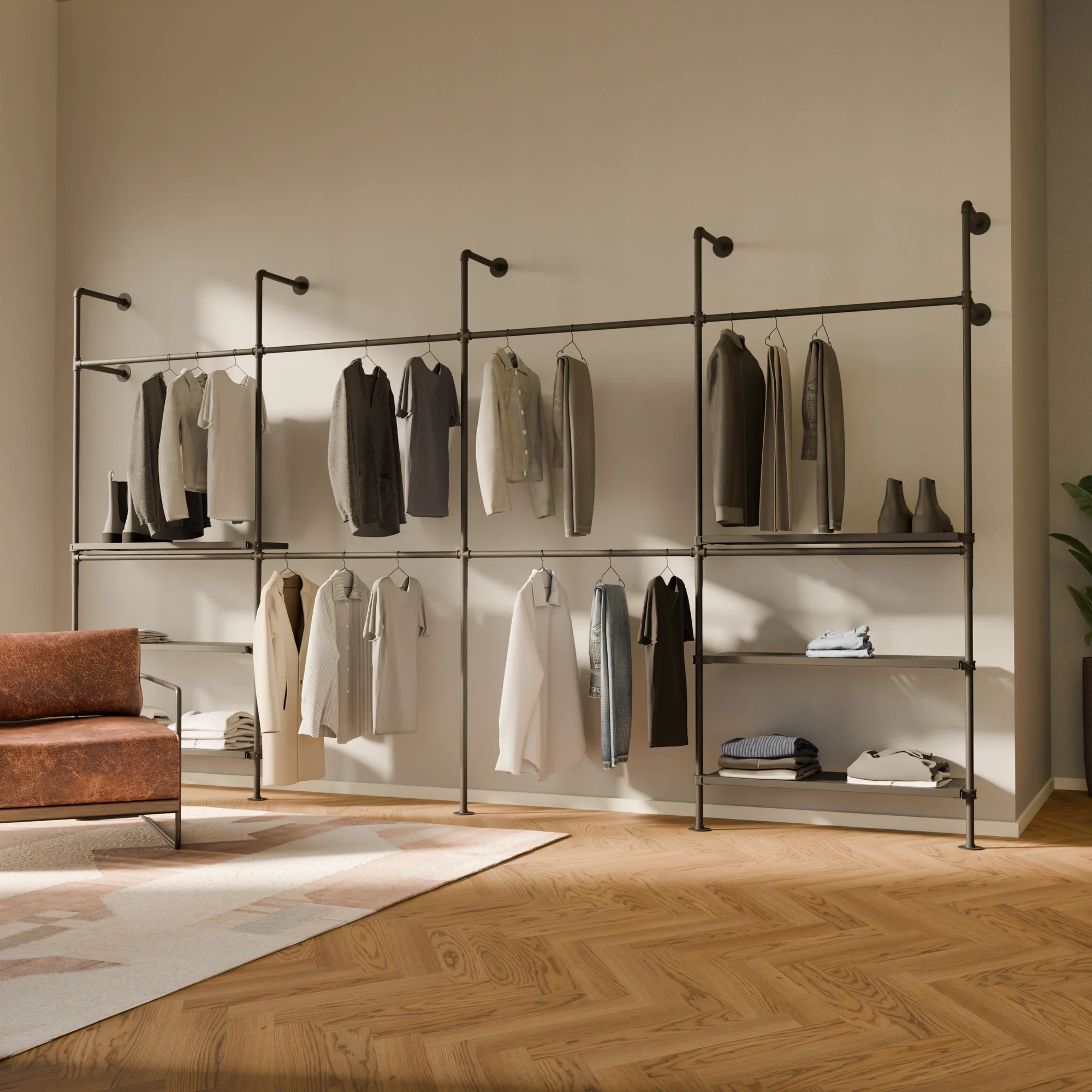 KIM DOUBLE 4 METAL – 6 shelves - Image 2