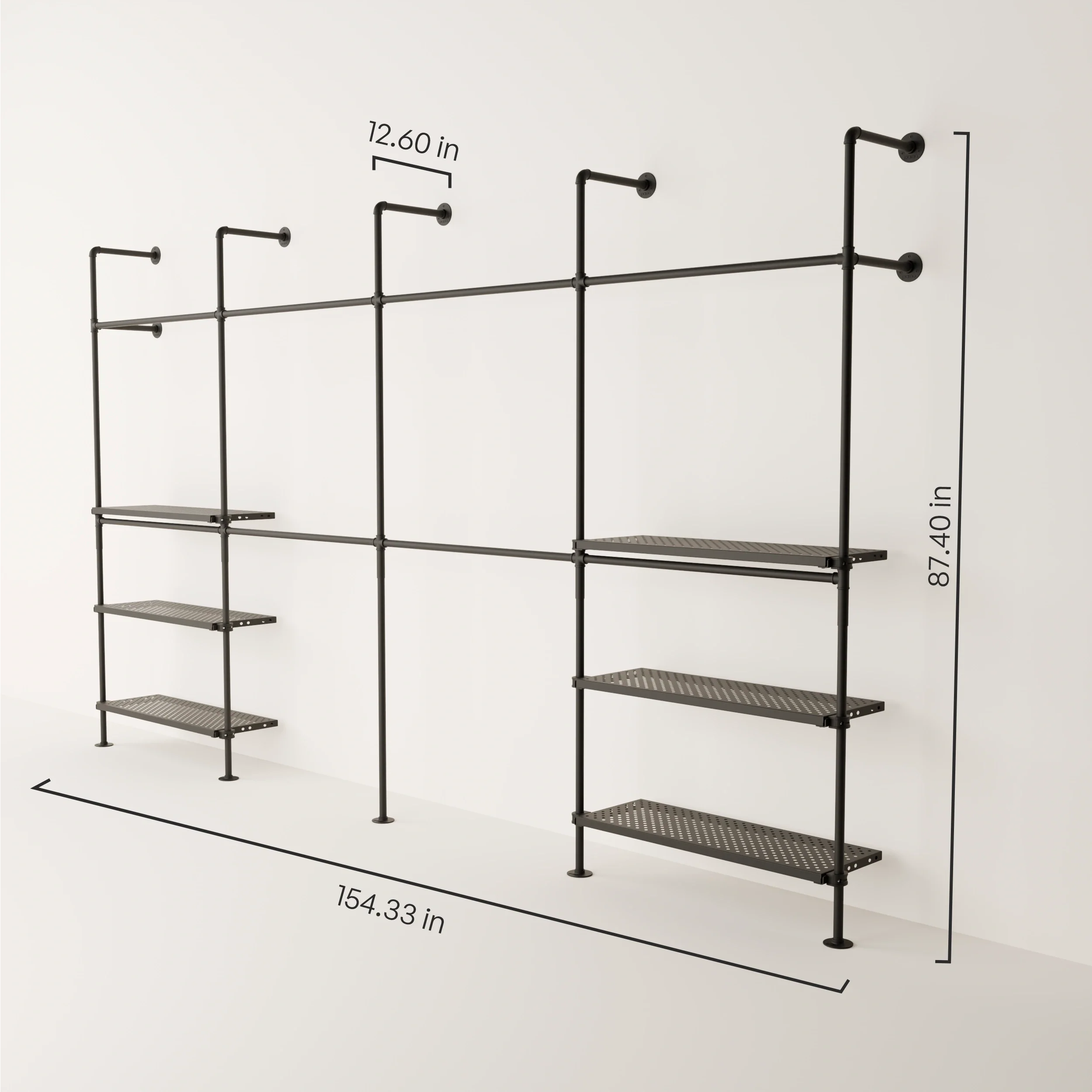 KIM DOUBLE 4 METAL – 6 shelves - Image 3