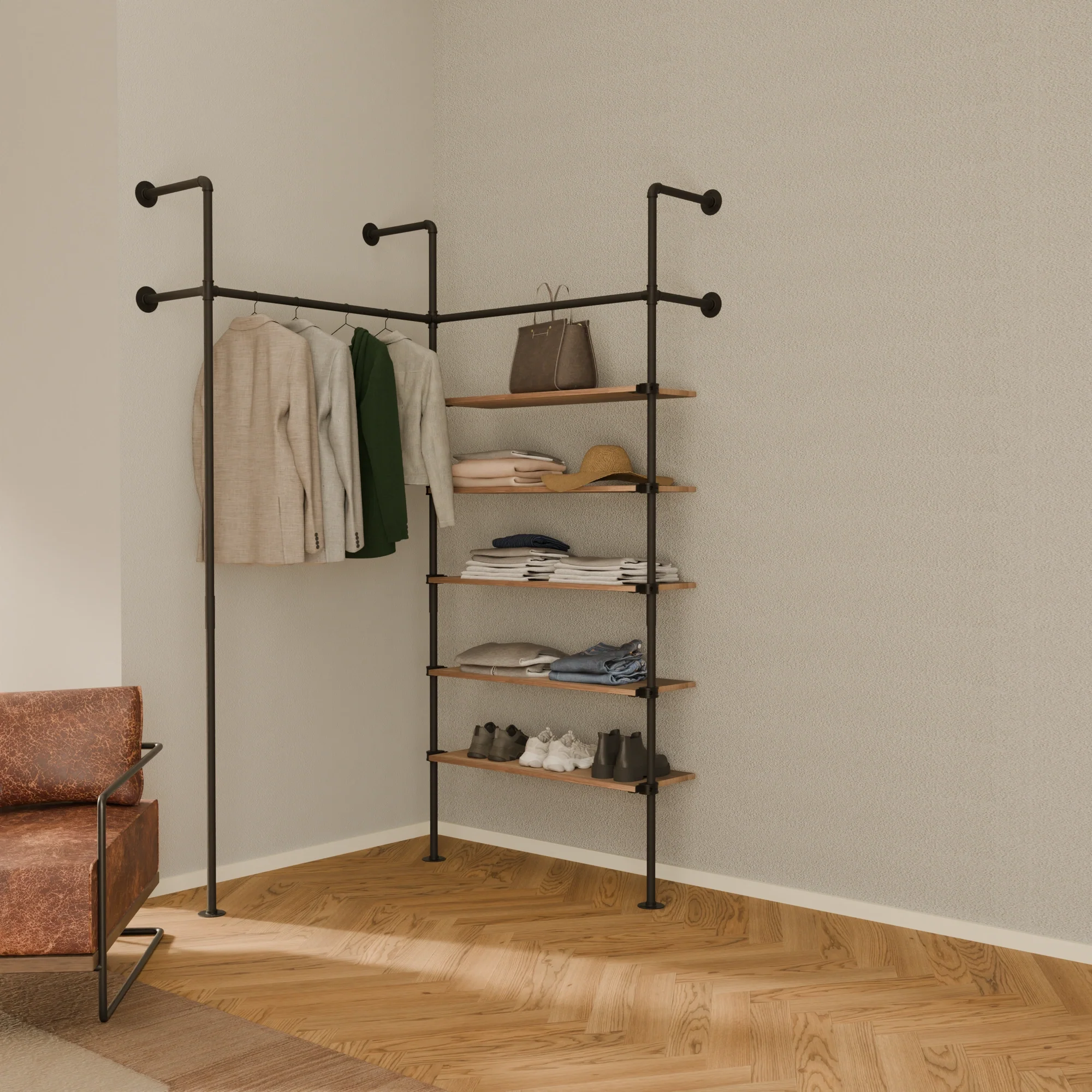 KIM EDGE 2 OAK – 5 shelves - Image 2