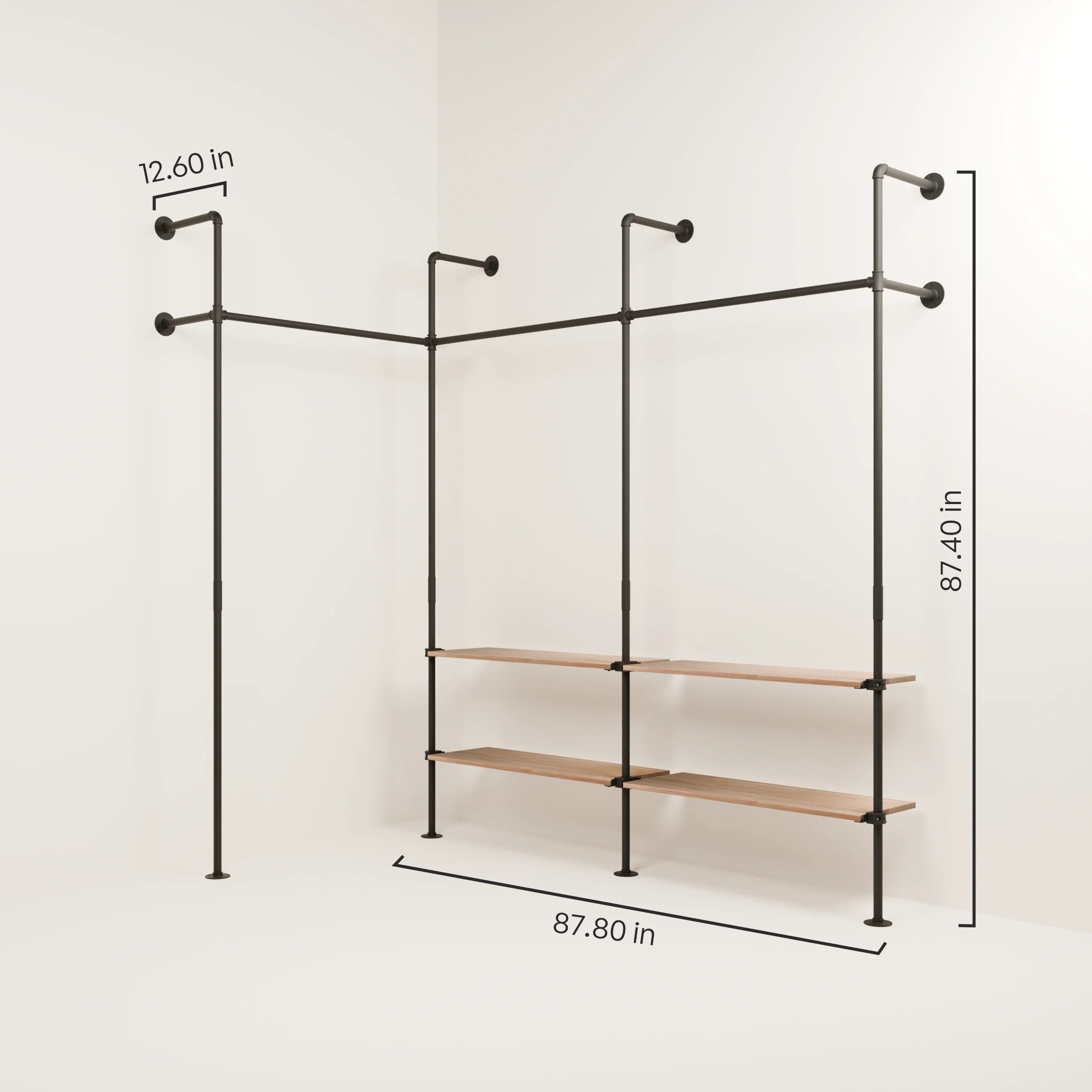 KIM EDGE 3 OAK – 4 shelves - Image 3