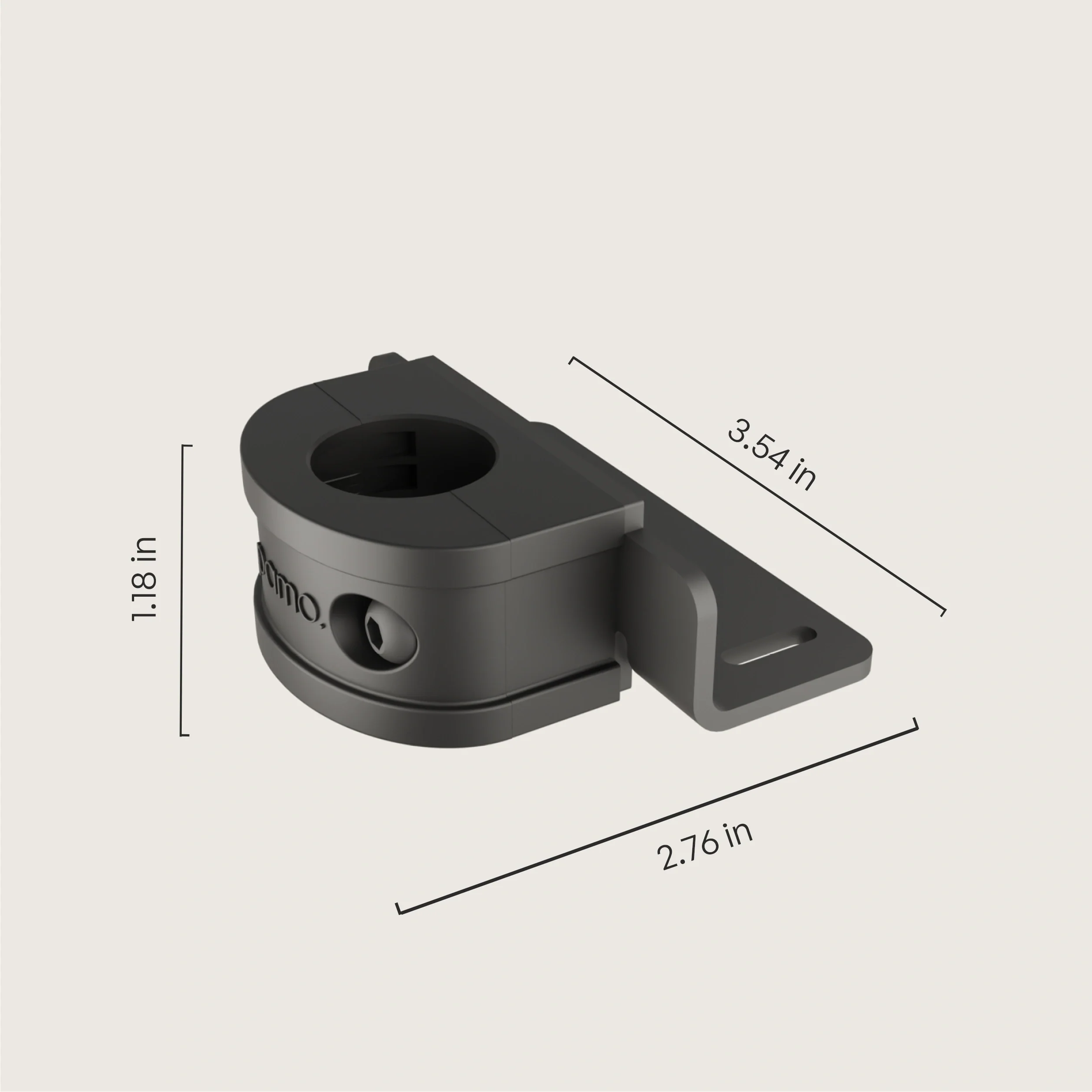 OAK Shelf Bracket – Clamp Mounting - Image 3