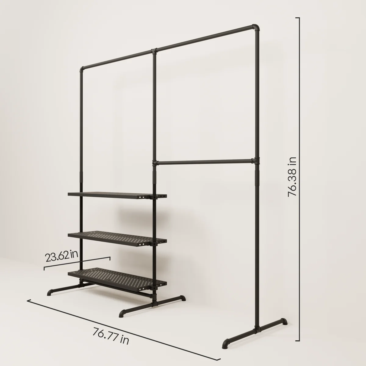 LAS 2 METAL – 3 shelves - Image 3