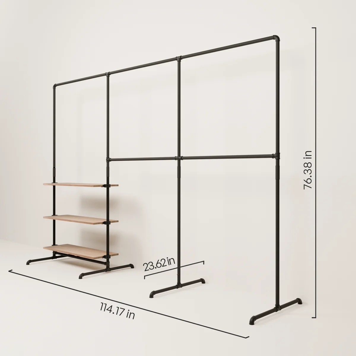 LAS 3 OAK – 3 shelves - Image 3