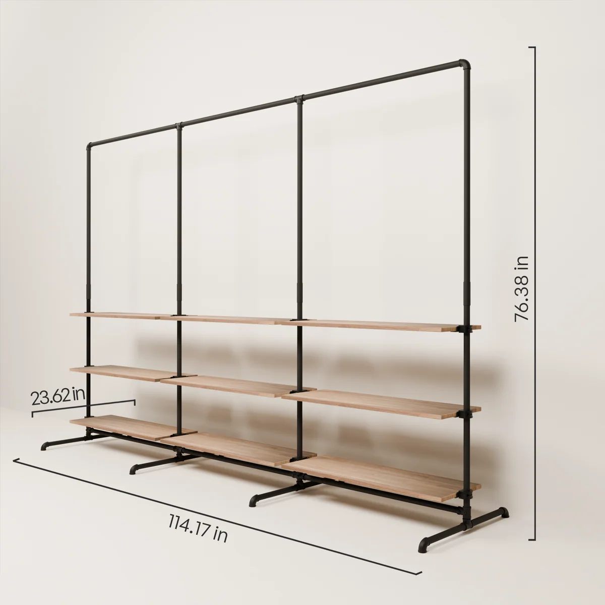 LAS 3 OAK – 9 shelves - Image 3