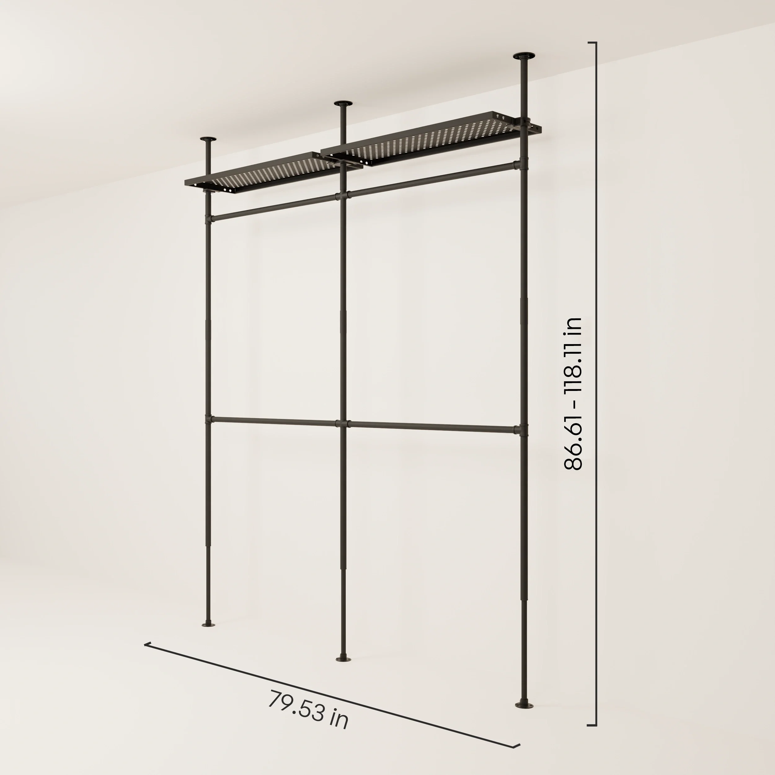 LOFT 2 METAL – 2 shelves - Image 3