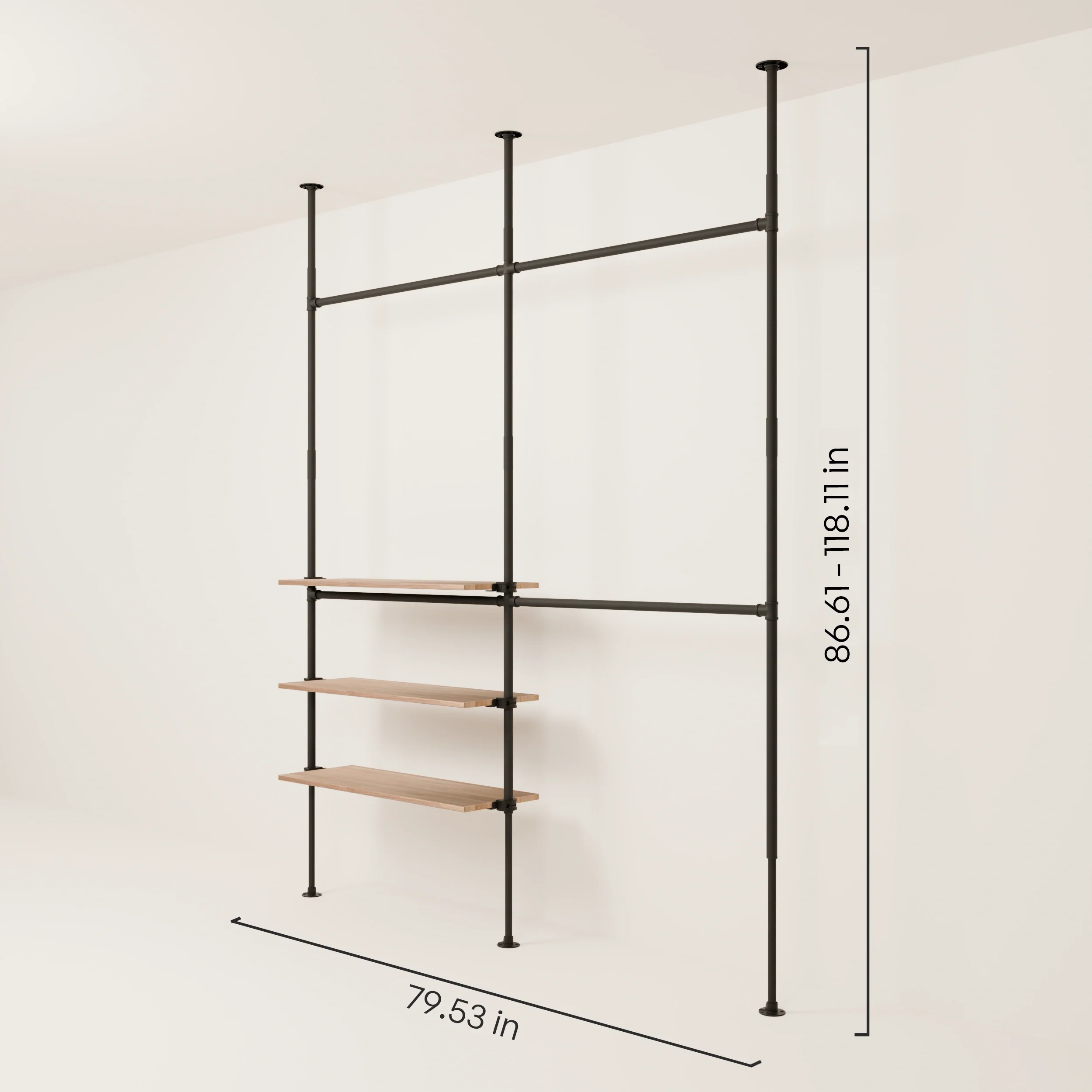 LOFT 2 OAK – 3 shelves - Image 3