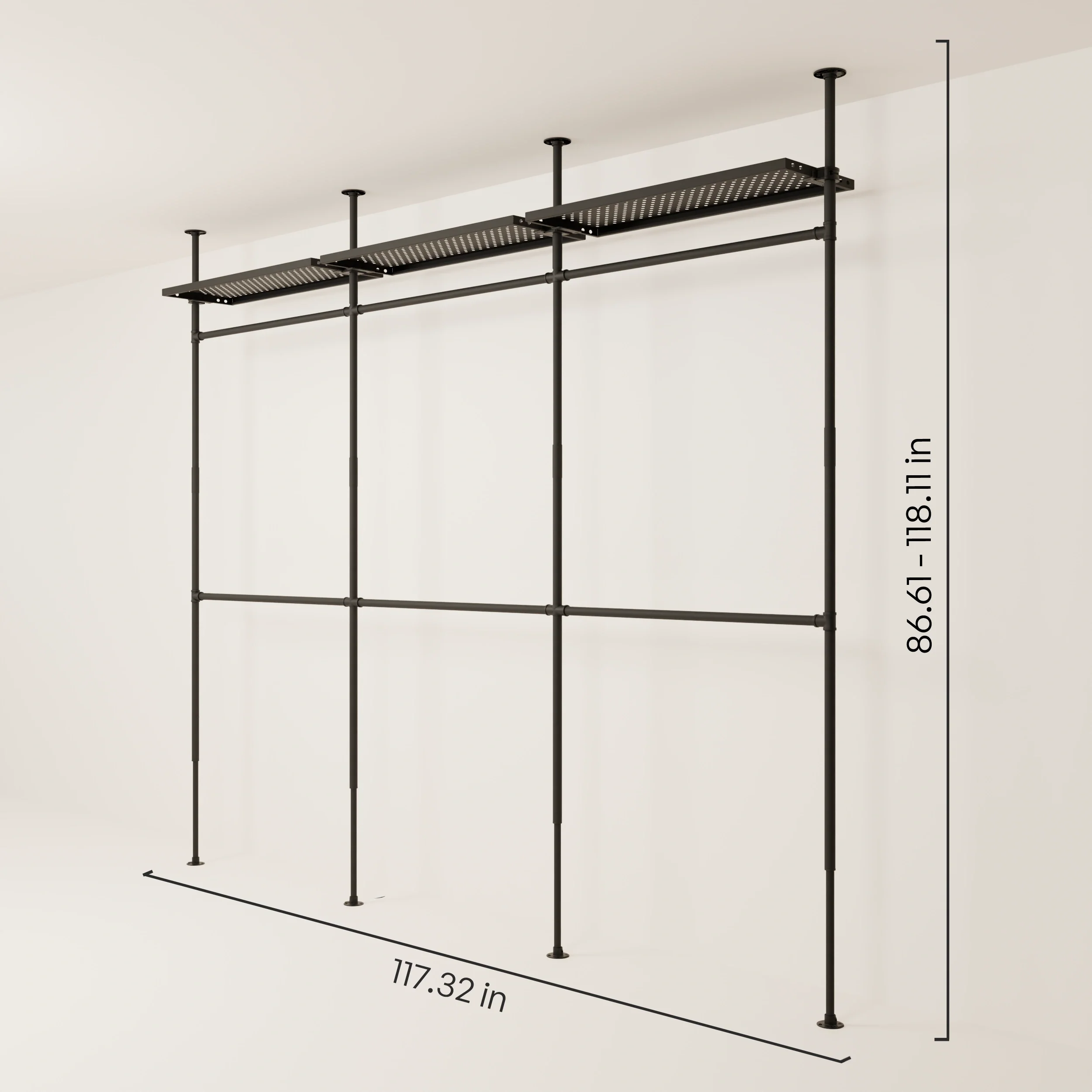 LOFT 3 METAL – 3 top shelves - Image 3