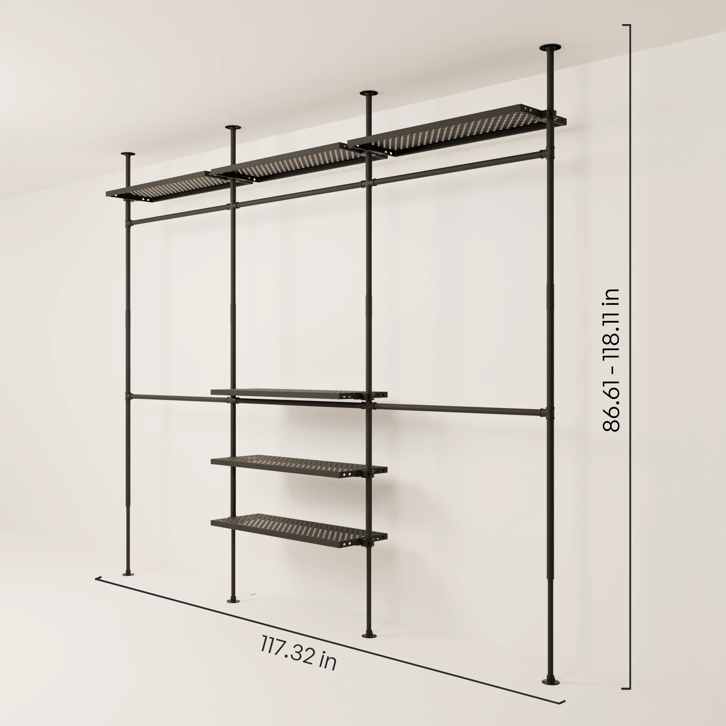 LOFT 3 METAL – 6 top shelves - Image 3