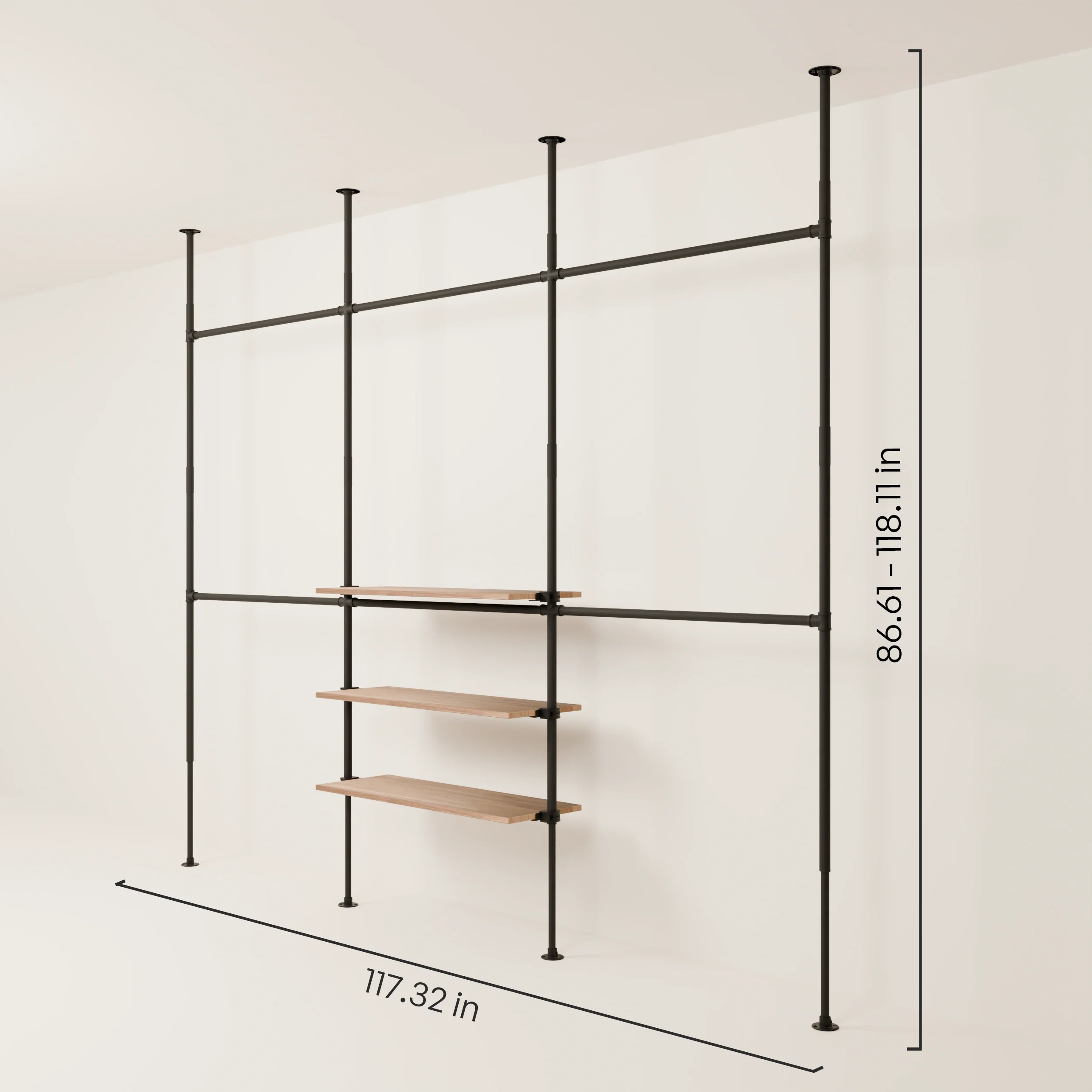 LOFT 3 OAK – 3 bottom shelves - Image 3