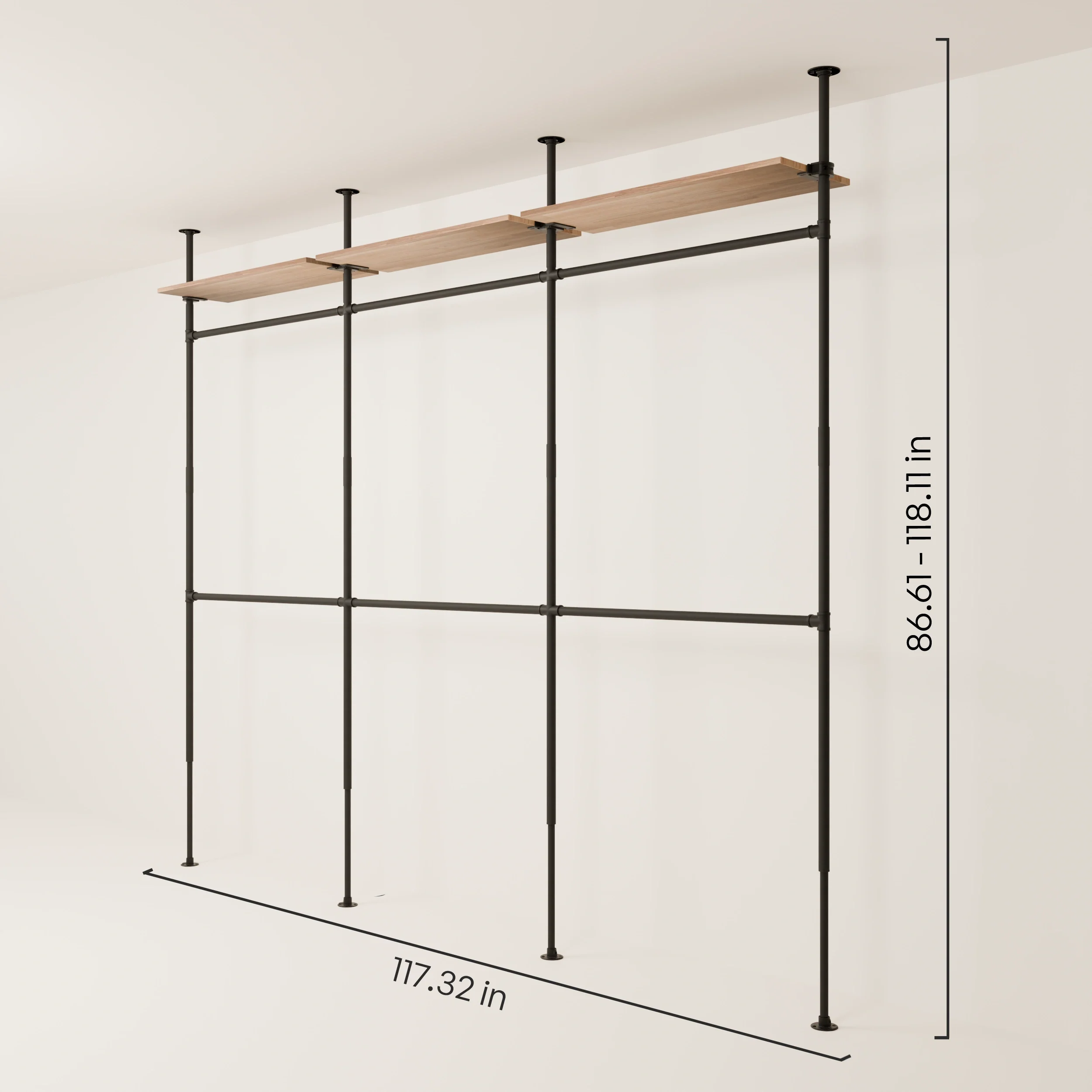 LOFT 3 OAK – 3 top shelves - Image 3