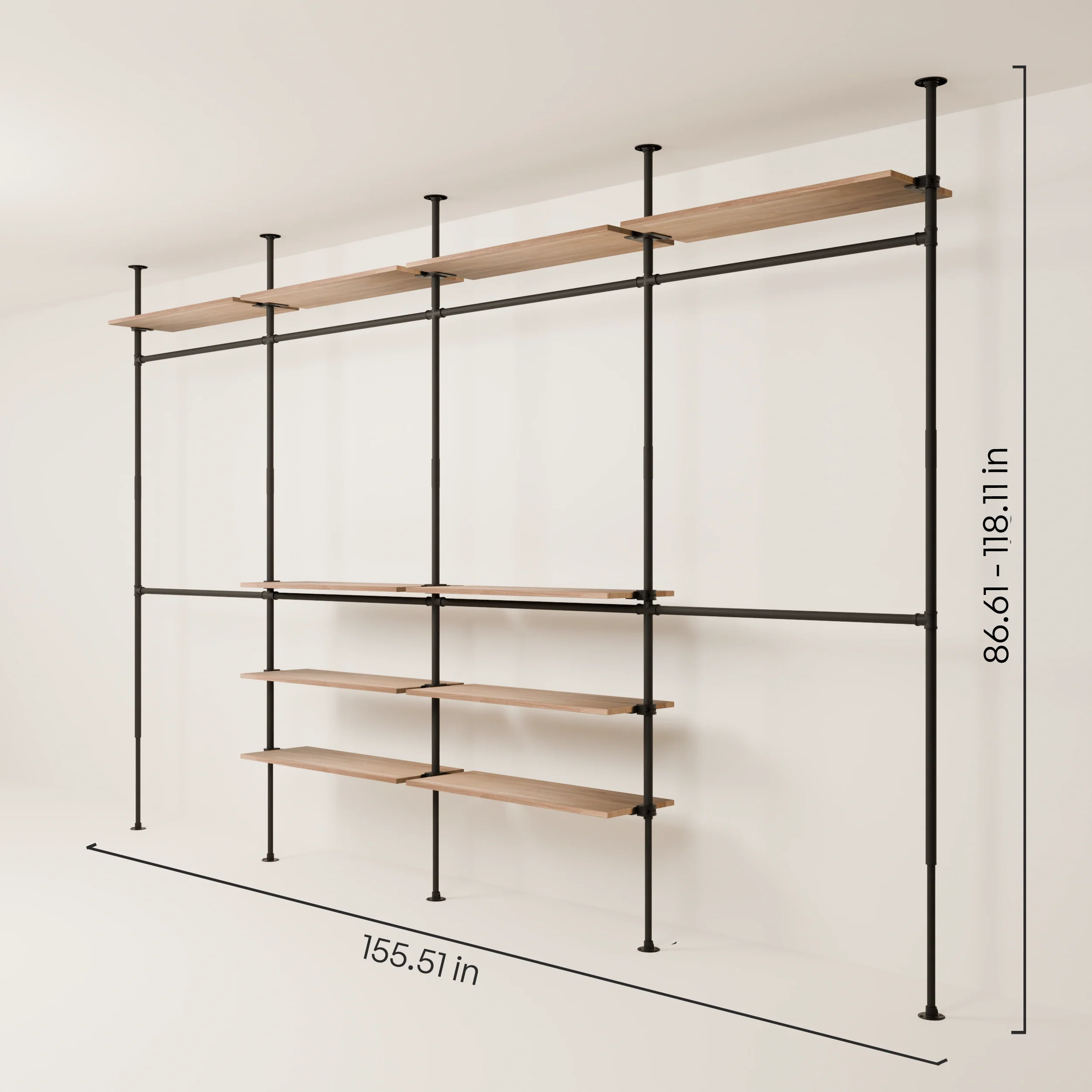 LOFT 4 OAK – 10 shelves - Image 3