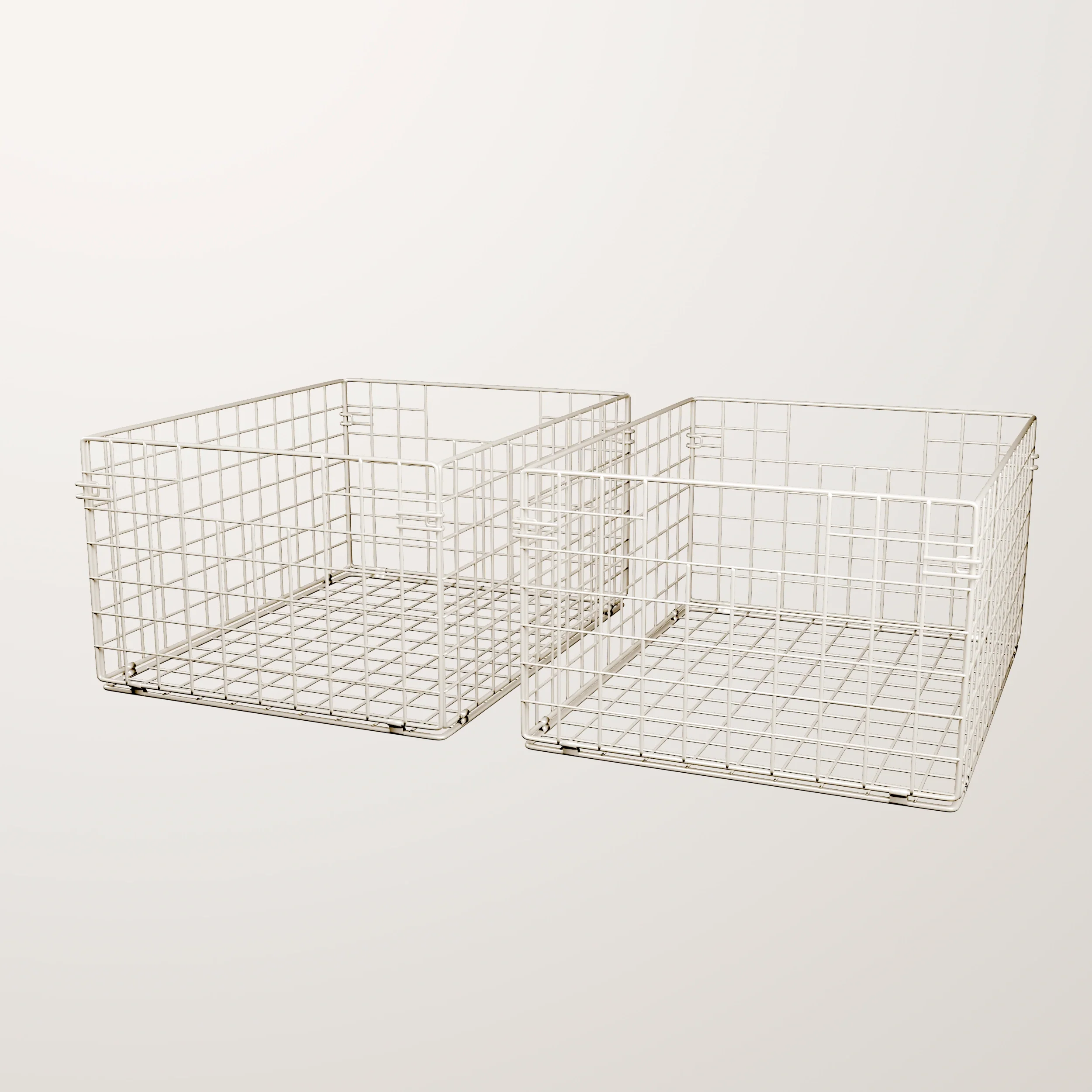Metal basket storage – Set of 2 - Image 5