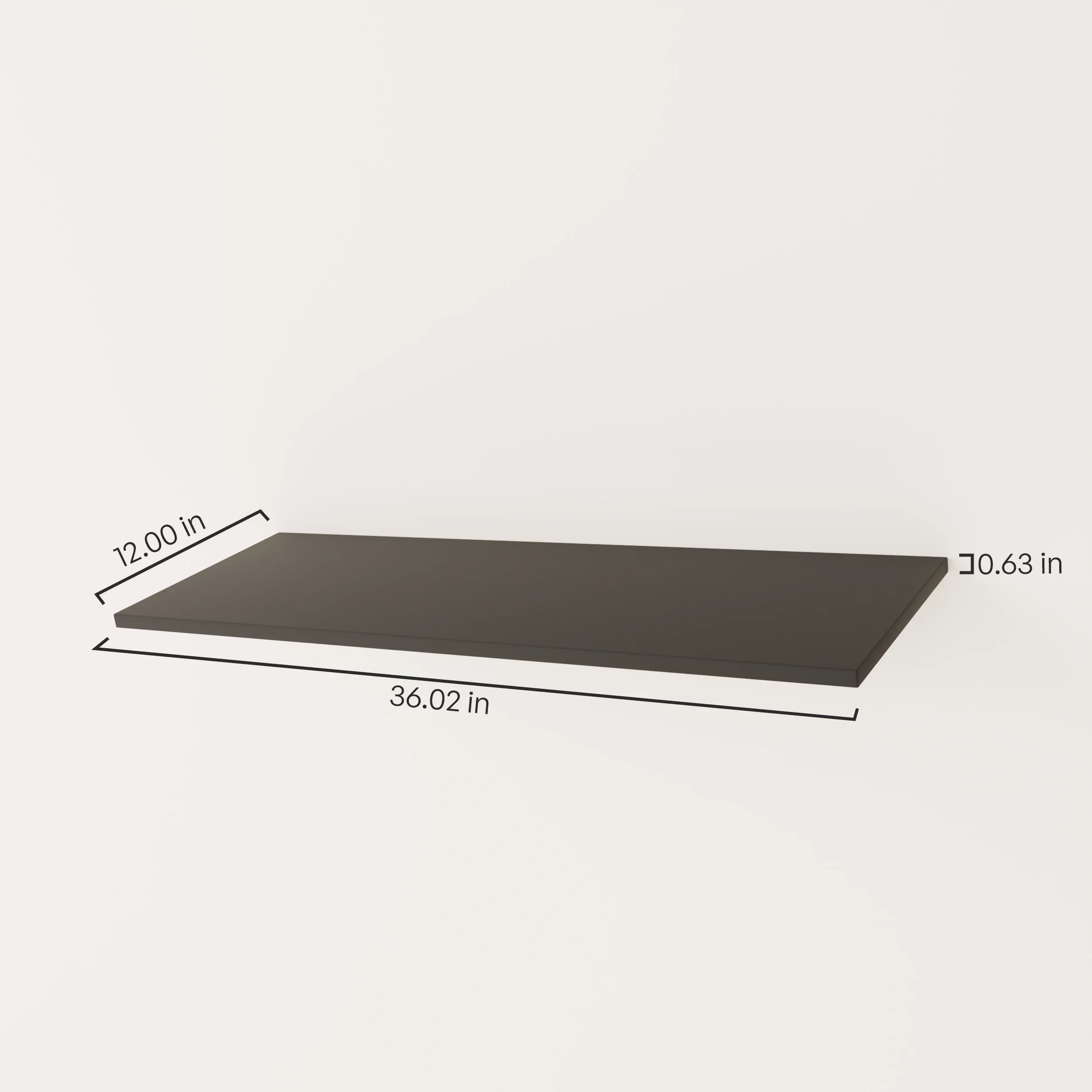Shelf – Black | incl. mounting accessories | Set of 1 | Set of 3 | Set of 5 - Image 3